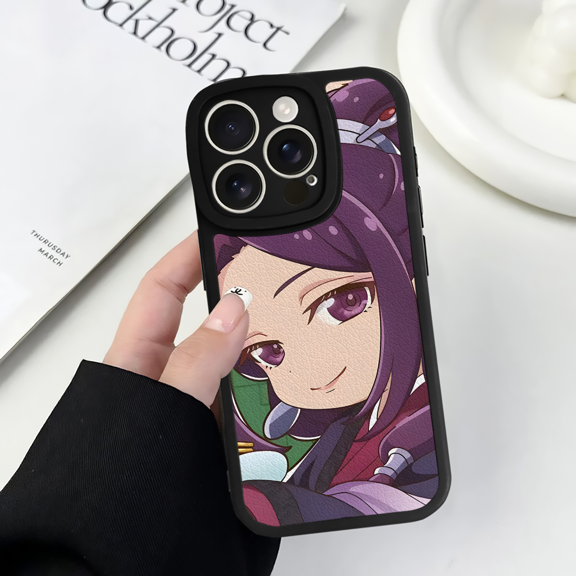 薬屋のひとりごと The Apothecary Diaries 【iPhone 16シリーズ対応】シリコンスマホケース（レザー調） 材質：シリコン